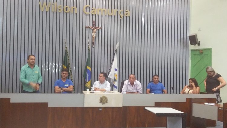 Câmara Municipal recebe visita de taxistas e mototaxistas
