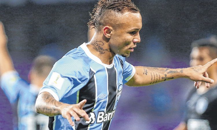 Maracanauense Éverton é esperança gremista na final do mundial