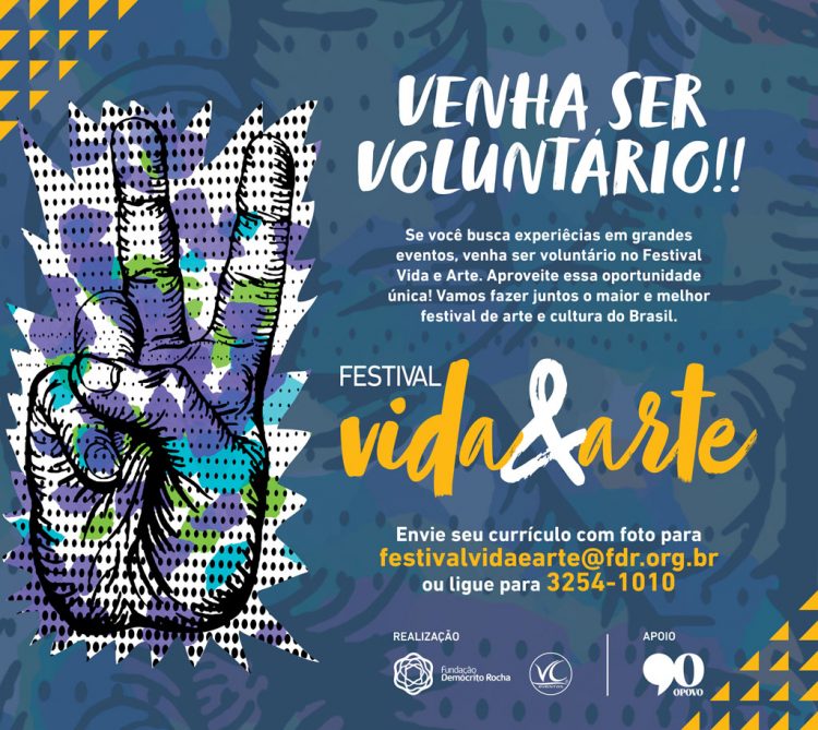 Festival Vida & Arte seleciona voluntários para experiência única na terceira edição do projeto