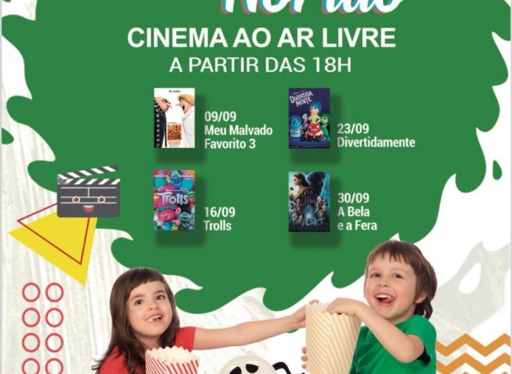 North Shopping Fortaleza lança cinema ao ar livre para as crianças