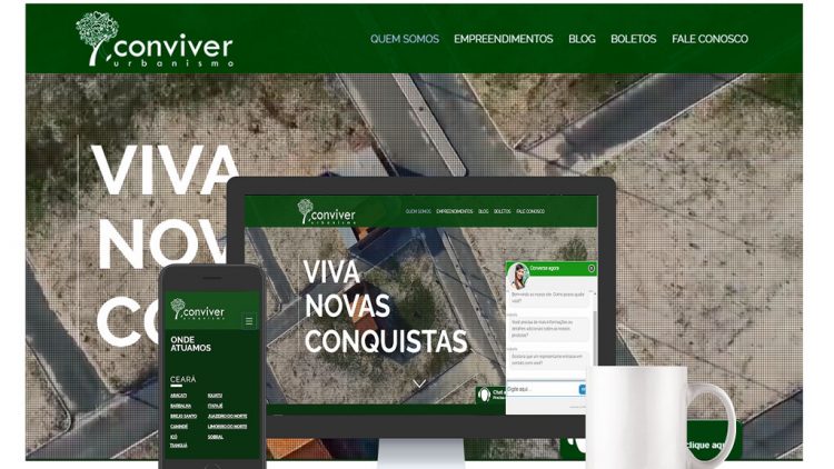 Conviver Urbanismo lança novo site com proposta moderna e de fácil navegação