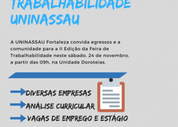 Faculdade UNINASSAU promove feira de estágios e empregos neste sábado