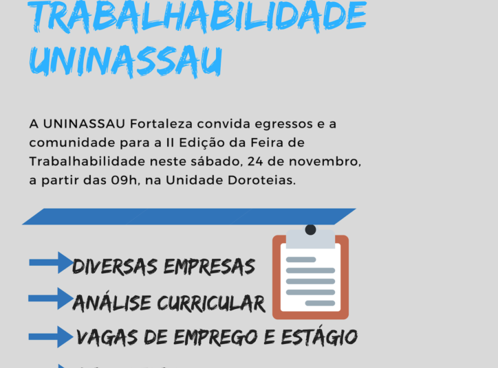 Faculdade UNINASSAU promove feira de estágios e empregos neste sábado