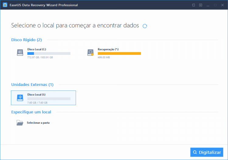 EaseUs Data Recovery Wizard, a solução completa para arquivos perdidos