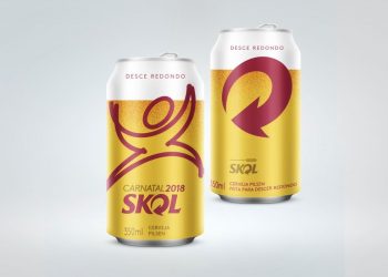 SKOL inova mais uma vez e apresenta lata exclusiva para o Carnatal