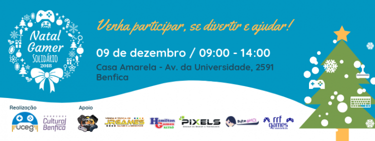 Pixels apoia Natal Gamer Solidário que acontece  em Fortaleza nesse final de semana