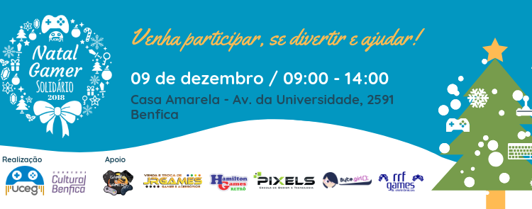 Pixels apoia Natal Gamer Solidário que acontece em Fortaleza nesse final de semana