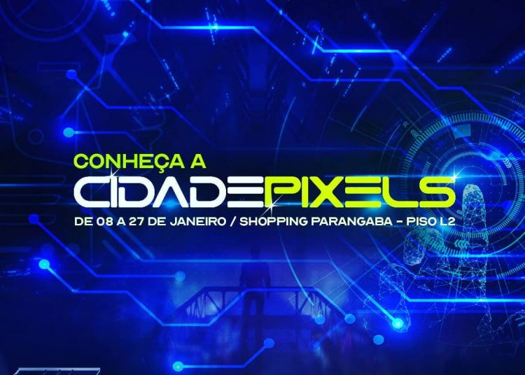Cidade Pixels movimenta férias de crianças e jovens no Shopping Parangaba