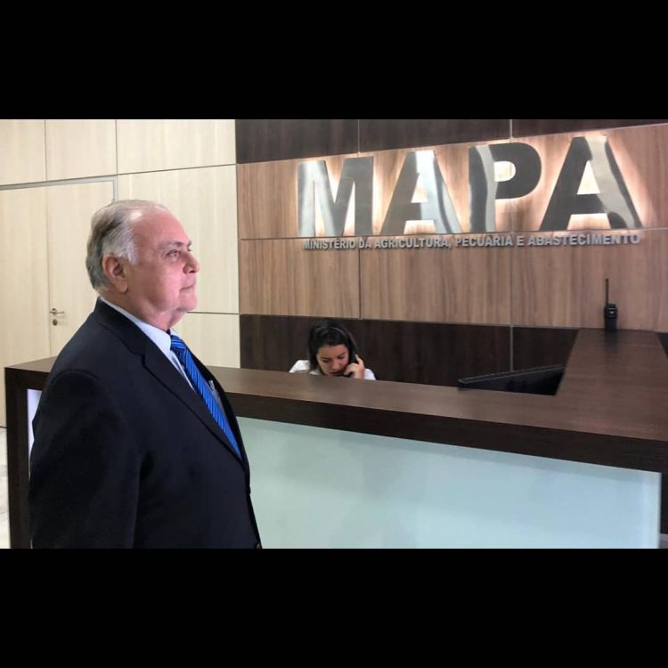 Deputado federal Roberto Pessoa recebe a ministra da Agricultura Tereza Cristina