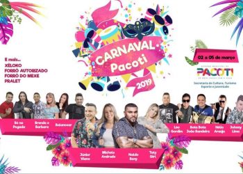 Carnaval de Pacoti tem Naldo Benny, Taty Girl, Junior Viana e Michele Andrade