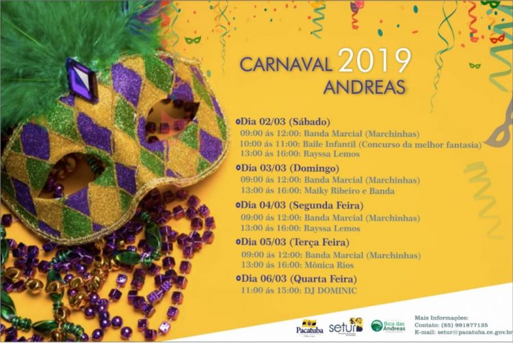 Pacatuba tem Carnaval com marchinhas