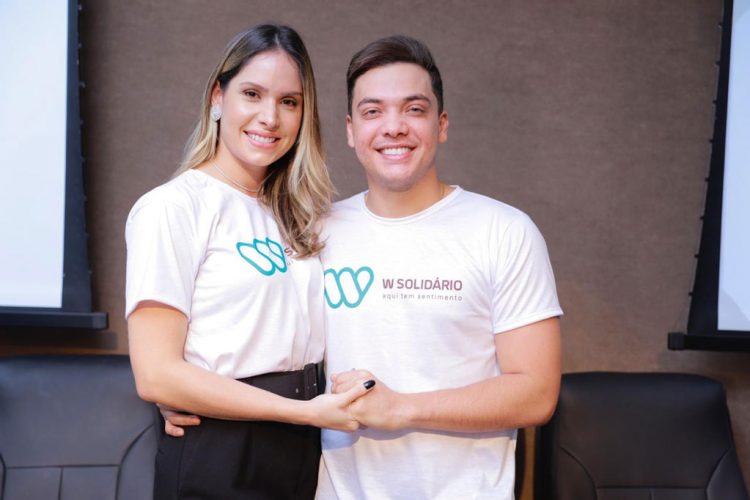 Wesley e Thyane Dantas lançam primeira ação do projeto “W Solidário”