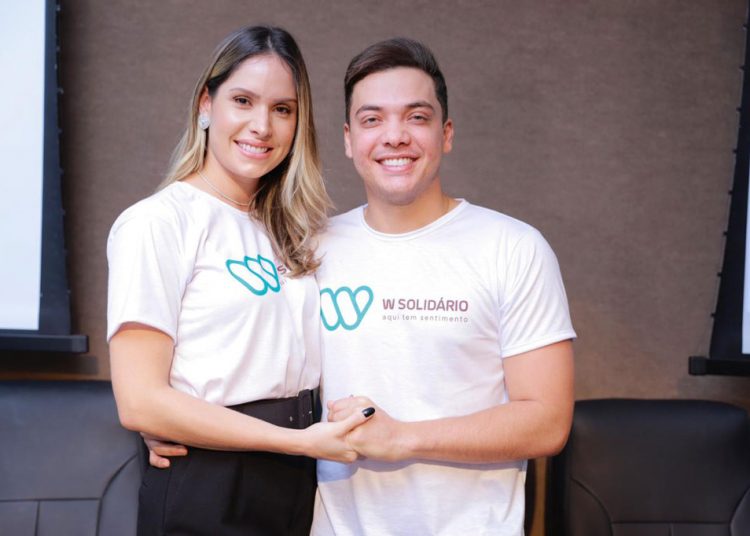 Wesley e Thyane Dantas lançam primeira ação do projeto “W Solidário”
