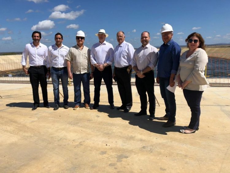 Deputada Estadual Fernanda Pessoa visita as obras do Rio São Francisco