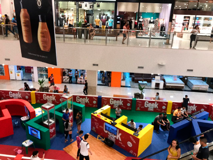 North Shopping Fortaleza recebe área interativa com jogos e atividades de temática geek