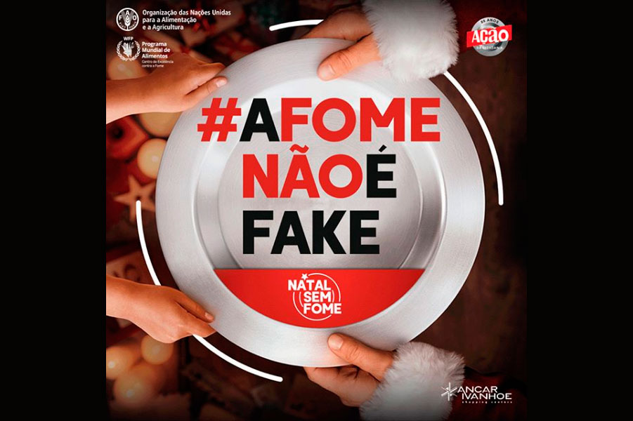 Shoppings se transformam em pontos de arrecadação da campanha Natal sem Fome