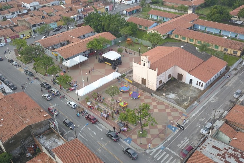 Nova Praça Cotiabo Ramos Filho é inaugurada no bairro Novo Maracanaú