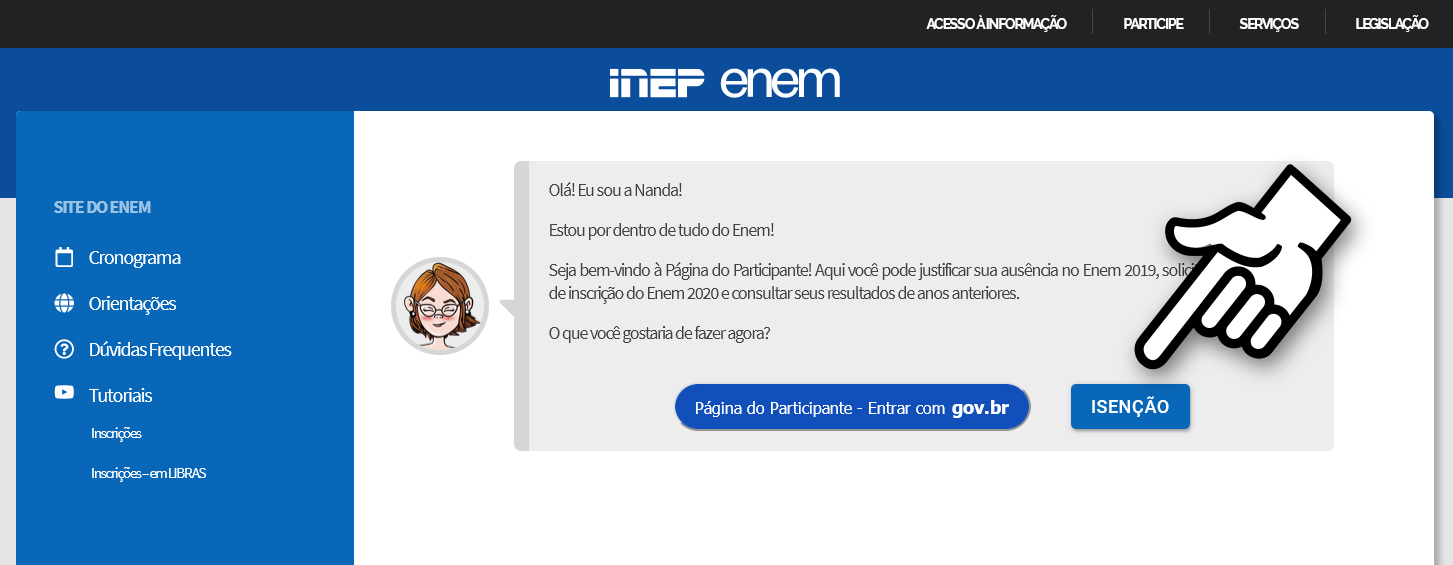 Saiba como ter isenção na inscrição do Enem