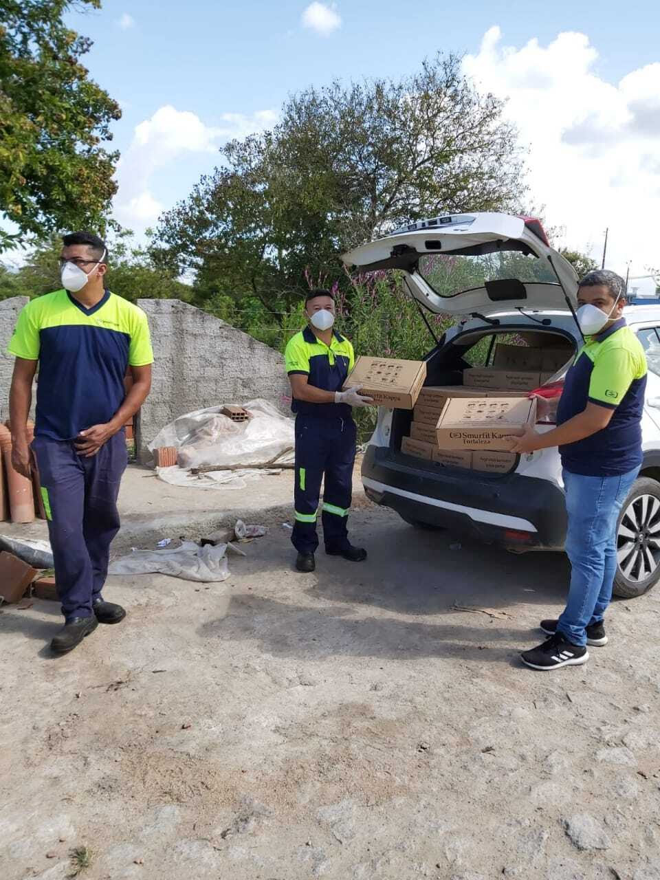 Smurfit Kappa Maranguape (CE) realiza doações e campanhas preventivas para apoiar o combate do COVID-19