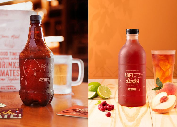 Outback presenteia clientes no delivery com 1 litro de Chopp Brahma ou de Iced Tea