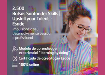Cearenses podem concorrer a 2,5 mil bolsas de estudo do Santander e Esade para aprimorar habilidades comportamentais no trabalho