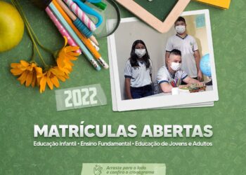Prefeitura divulga calendário de matrículas para o ano letivo de 2022