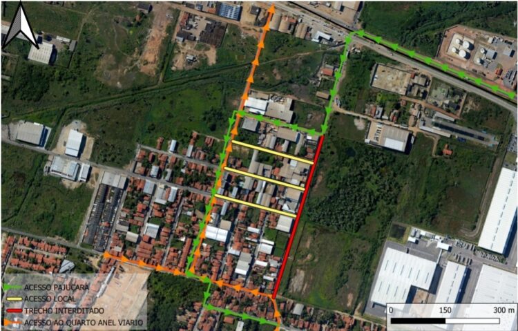 Prefeitura interdita Avenida Central da Pajuçara para obras do Translog