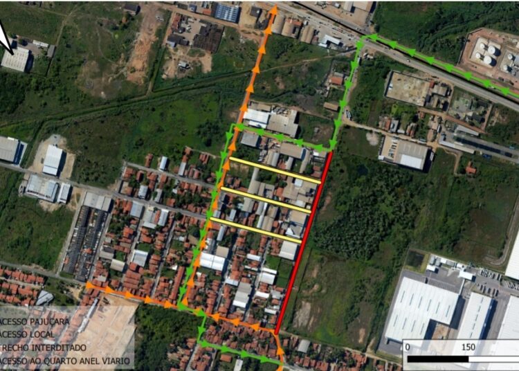 Prefeitura interdita Avenida Central da Pajuçara para obras do Translog