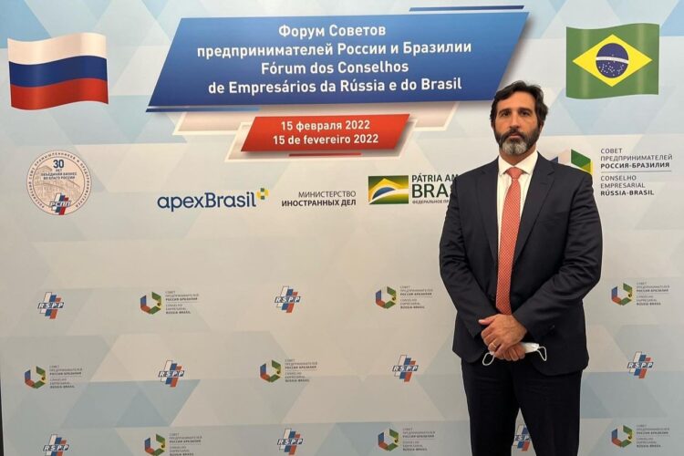 Lucas Fiúza participa de missão presidencial que buscou estreitar relações comerciais entre Brasil e Rússia