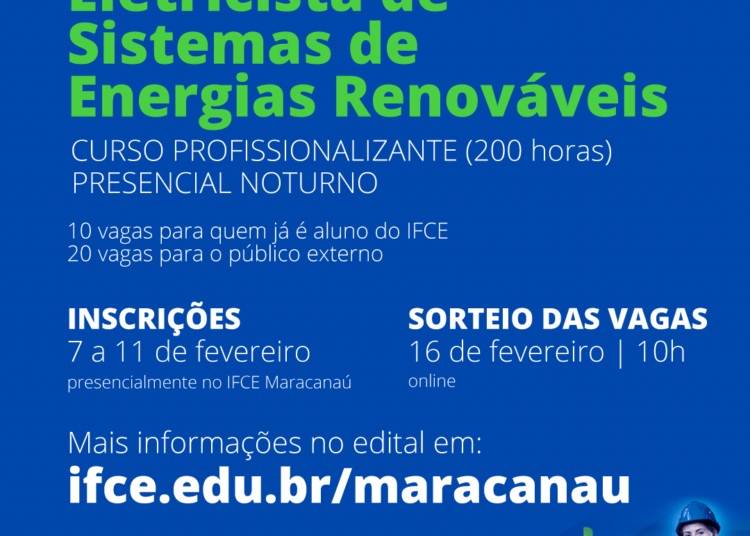 IFCE de Maracanaú oferta curso de qualificação profissional de Eletricista de Sistemas de Energias Renováveis