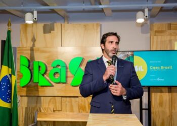 Diretor da Apex-Brasil, Lucas Fiuza participa da abertura da Casa Brasil Londres 2022