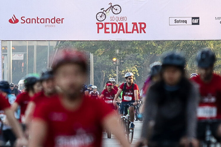 Com patrocínio do Santander, Só Quero Pedalar chega a Fortaleza neste final de semana