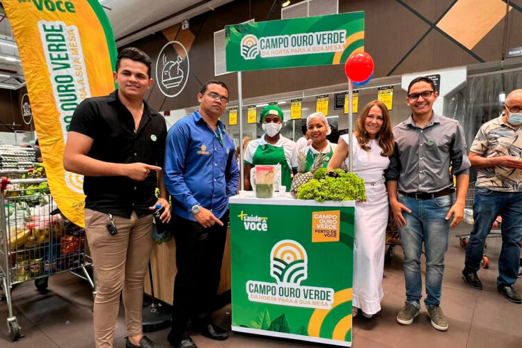 Campo Ouro Verde participa de reinauguração do Carvalho Supermercado