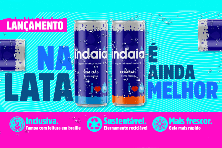 Indaiá apresenta novidade: Agora temos latas!