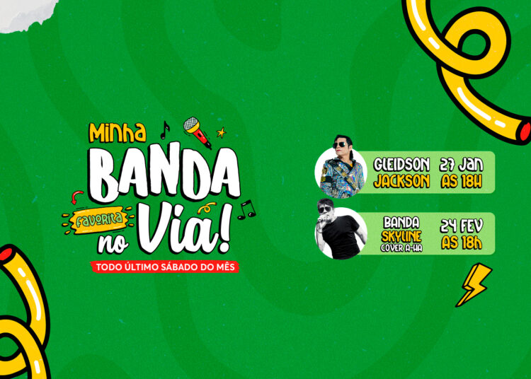 Via Sul Shopping promove o festival “Minha Banda Favorita no Via”