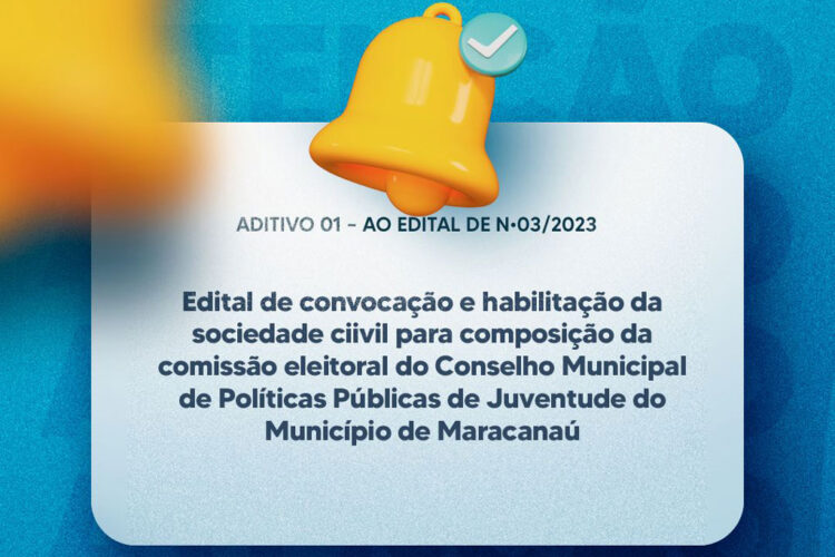 Sejuv divulga aditivo 01 ao Edital de Eleição do CMPPJ