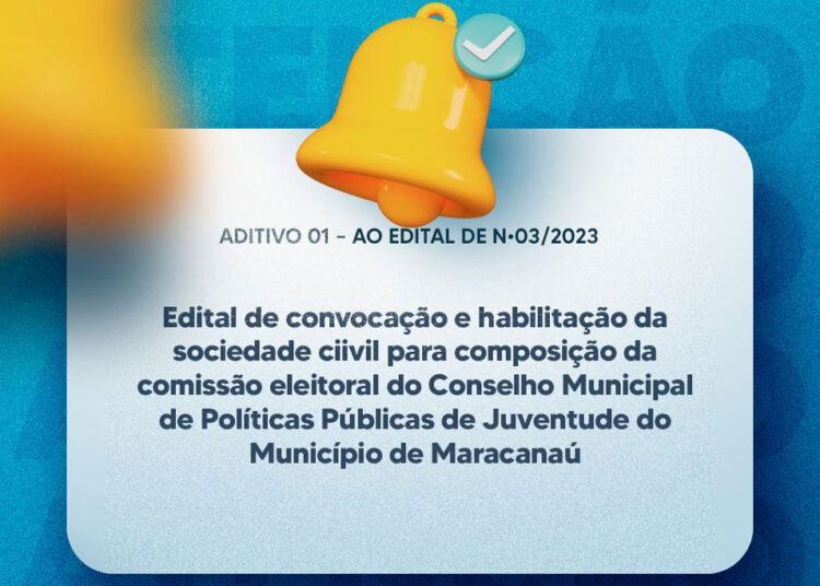 Sejuv divulga aditivo 01 ao Edital de Eleição do CMPPJ
