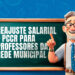 Prefeitura concederá reajuste salarial de 5% e implementará Plano de Cargos, Carreira e Remuneração (PCCR) dos professores da rede municipal