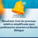 Prefeitura divulga resultado para professores atuarem na Escola Bilíngue