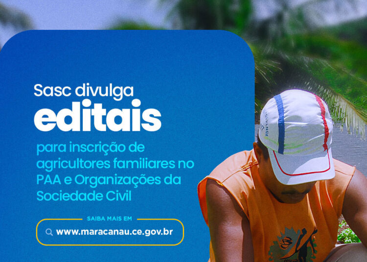 Sasc divulga editais para inscrição de agricultores familiares no PAA e Organizações da Sociedade Civil