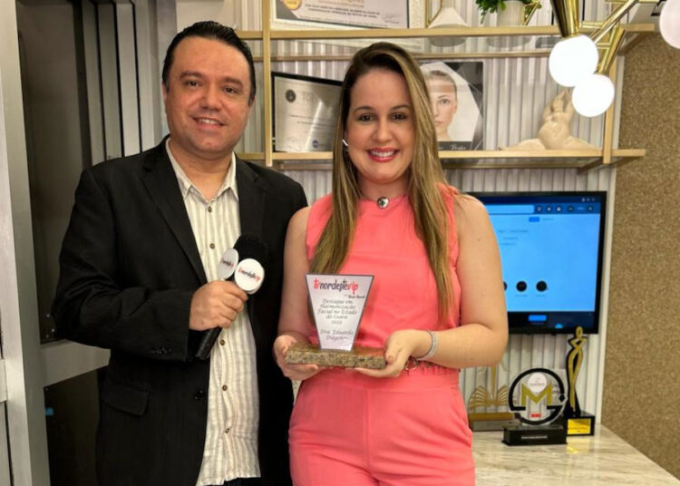 Doutora Eduarda Diógenes é agraciada com Prêmio TV Nordeste VIP, na categoria Harmonização facial no Estado do Ceará