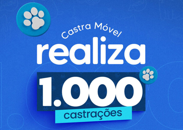 1.000 castrações de Cães e Gatos realizadas