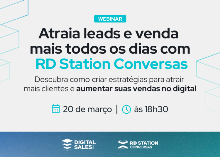 RD Station Conversas realiza webinar gratuito para quem quer atrair leads e vender mais todos os dias no WhatsApp