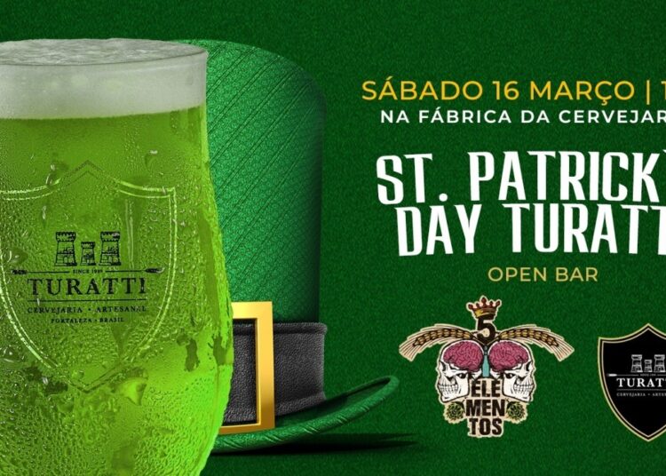1º Saint Patrick’s Day Turatti: festival na nova fábrica da cervejaria