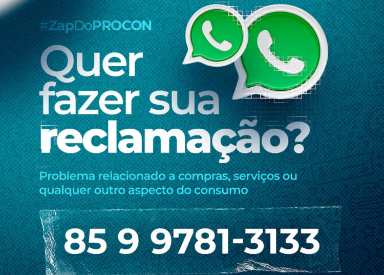 Procon Maracanaú disponibiliza atendimento de forma interativa e gratuita via WhatsApp