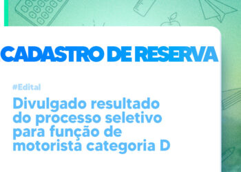 Prefeitura divulga resultado do processo seletivo para função de motorista categoria D