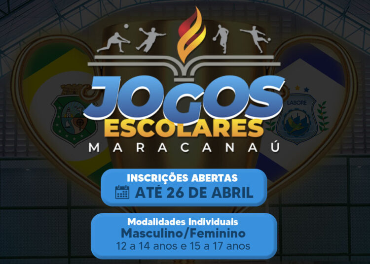 Prefeitura abre inscrições para modalidades individuais dos Jogos Escolares