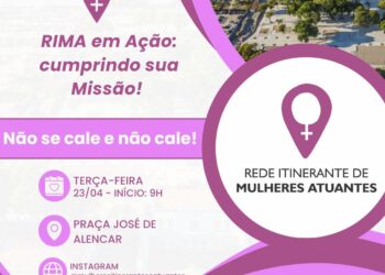 Rede Itinerante de Mulheres Atuantes realiza I RIMA em Ação no Centro de Fortaleza