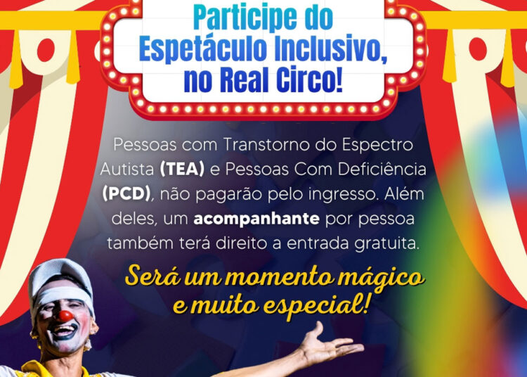 Saúde promove Espetáculo Inclusivo em parceira com o Real Circo