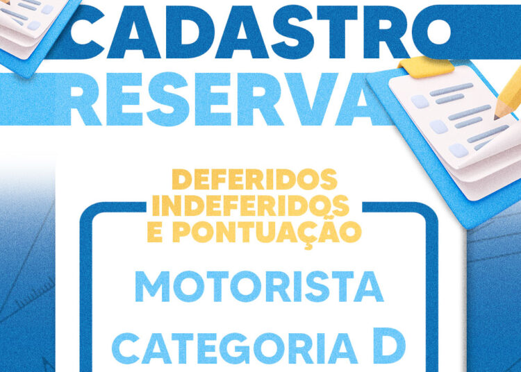 Prefeitura divulga inscrições deferidas, indeferidas e pontuação do processo seletivo de motorista categoria D